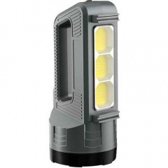 Фонарь ручной аккумуляторный Panther PT-8877 LED+COB 2400 mAh Black Бердичів