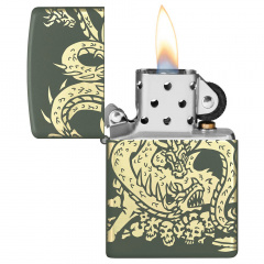 Бензиновая зажигалка Zippo 221 Dragon Design (48907) Черкаси