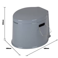 Биотуалет Bo-Camp Portable Toilet 7 Liters Grey (5502800) Костопіль