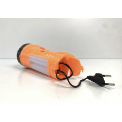 Фонарь аккумуляторный ручной YAJIA YJ-2833 (1W +12 SMD) Оранжевый Ровно