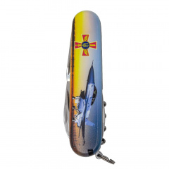 Складной нож Victorinox Climber Army Самолет и Эмблема ВС ВСУ (1.3703.3_W3040p) Киев
