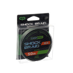 Шок-лидер Carp Pro Shock Braid PE X4 0.16мм 50м Dark Green Киев