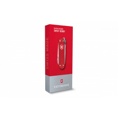 Нож-брелок Victorinox Classic SD Alox Colors Sweet Berry 58 мм, 5 функций, Красный (0.6221.201G) Кропивницький