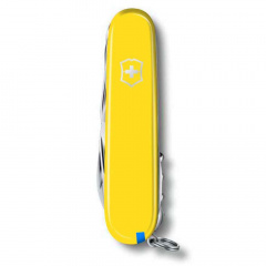 Складной нож Victorinox Huntsman Ukraine Желто-синий (1.3713.8.2) Городок