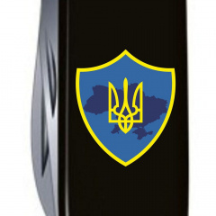 Складной нож Victorinox Climber Ukraine Трезубец на щите (1.3703.3_T1080u) Винница