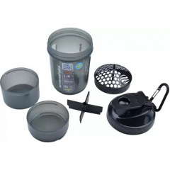 Шейкер спортивний Smartshake Original2GO 600ml Dark Gray Орехов