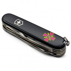 Складной нож Victorinox Huntsman Army 91 мм Эмблема СВ ВСУ (1.3713.3_W0020u) Володарськ-Волинський