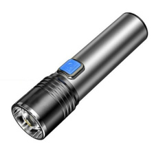 Фонарик светодиодный ручной аккумуляторный Fleshlight K31 Серый Київ