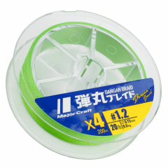 Шнур Major Craft Dangan Braid X8 200m салат. #1.0/0.13mm 20lb/8.4kg (1013-772.73.47) Кам'янка-Дніпровська