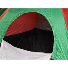 Палатка туристическая 3-х местная кемпинговая No Brand Camping Spot 2х1.5х1.1м Зеленый с красным Київ