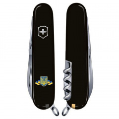 Складной нож Victorinox Climber Ukraine 91мм 14 функций Черный (1.3703.3_T1010u) Київ