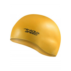 Шапка для плавания Aqua Speed MONO 9116 (111-06) темно-желтый Уни OSFM (5908217691163) Каменка-Днепровская
