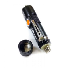 Тактический светодиодный аккумуляторный фонарь X-Balog BL-616 качественный zoom 11х2.8 см Фастов