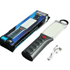 Фонарь аварийный RIAS ZJ-1258 70LED с магнитом и крючком Black (3_8109) Олександрія