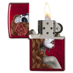 Зажигалка бензиновая Zippo Day Of Dead Girl (28830) Бровари