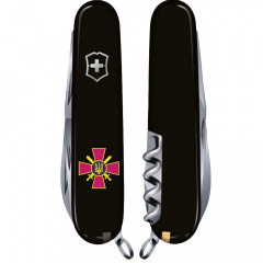 Складной нож Victorinox Climber Army Эмблема СВ ВСУ 91 мм (1.3703.3_W0020u) Кушугум