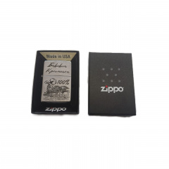 Зажигалка бензиновая Zippo Street Chrome 207 с гравировкой Бавовна Кримська Серебристая (207 B) Вінниця