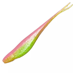 Силікон ZMAN Scented Jerk Shadz 4" 5pc #Electric Chicken (747757 / SJS4-60PK5) Калуш