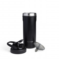 Шейкер спортивный SmartShake Insulated Steel 750ml Black (1838398734) Долина
