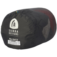Спальник Sierra Designs Nitro Quilt 800F 20 Regular Черный-Красный Київ