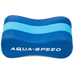Колобашка для плавания Aqua Speed Junior 3 layers Pullbuoy 20 x 8 x 10 cм 6778 Синяя с голубым (149-01) Кропива