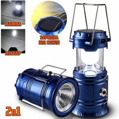 Фонарь для кемпинга с солнечной батареей 2в1 BioLite Camp Solar Lantern раскладной Blue Цумань
