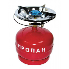 Газовый баллон туристический Турист с горелкой 5L Red (3_02876) Івано-Франківськ