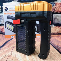 Ручной светодиодный фонарь на солнечной батарее X-Balog 2LED-27COB USB Куп'янськ