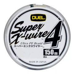 Шнур YO-ZURI Duel Super X-Wire 4 150 м 0.17 мм 8.0 кг Silver #1.0 (1111560 / H3581-S) Бердичев