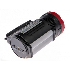 Фонарь ручной аккумуляторный Yajia YJ-2895U 5W+20SMD 2700 mAh Black-Red Курень