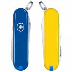 Складной нож Victorinox Escort Ukraine Сине-желтый (0.6123.2.8) Кропива