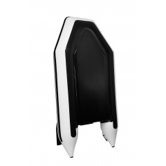 Лодка моторная надувная пвх двухместная ΩMega 270M серая Боярка