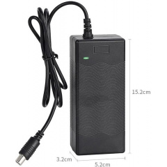 Зарядное устройство Xiamen 42 V для электросамокатов Black (050572) Гайсин