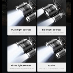 Фонарь налобный аккумуляторный HL33 Superfire 500 Lumen Королево
