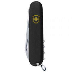 Складной нож Victorinox Huntsman Mat Черный матовый лак с желтым лого (1.3713.3_M0008p) Черноморск