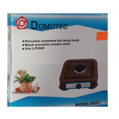 Портативная газовая плита Domotec MS-6601 1 конфорка Brown Курінь