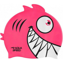 Шапка для плавания Aqua Speed Zoo Pirana One Size Розовый (246-03) Новое