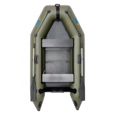 Лодка моторная надувная пвх двухместная ΩMega 270M S хаки Харьков