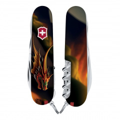 Складной нож Victorinox Huntsman Zodiac 91 мм 15 функций Фантастический дракон (1.3713.3_Z3210p) Херсон