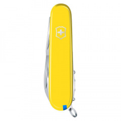 Складной нож Victorinox Camper 91 мм 13 функций Желтый (1.3613.8) Петрово
