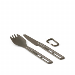 Набор столовых приборов Sea to Summit Frontier UL Cutlery Set 2 шт Темно-серый (STS ACK034021-121701) Первомайск