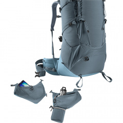 Рюкзак Deuter Aircontact Core 60+10 л Graphite-Shale (1052-3350524 4409) Курень