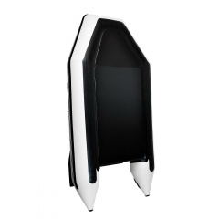 Лодка пвх надувная моторная двухместная ΩMega 270M DE серая Славута