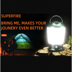 Фонарь для кемпинга аккумуляторный T31 SuperFire 200 Lumen IP44 Дніпро