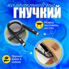 Фонарик для чтения SBTR с USB и аккумулятором Черный (F4-800) Кам'янка-Дніпровська