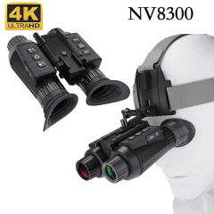 Тактический бинокль ночного видения NV8300 Super Light 4K HD 36MP 3D до 500м + крепление FMA L4G24 на шлем Киев