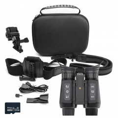 Тактический бинокль ночного видения NV8300 Super Light 4K HD 36MP 3D до 500м + крепление FMA L4G24 на шлем Киев
