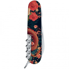 Складной нож Victorinox Huntsman Zodiac 91 мм 15 функций Китайский дракон (1.3713_Z3200p) Энергодар