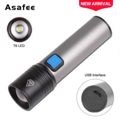 Ручной тактический светодиодный фонарь аккумуляторный Bailong BL-K31 USB CHARGE+ ZOOM (1757884280) Энергодар