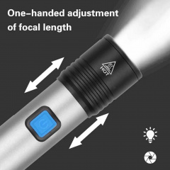 Ручной тактический светодиодный фонарь аккумуляторный Bailong BL-K31 USB CHARGE+ ZOOM (1757884280) Энергодар